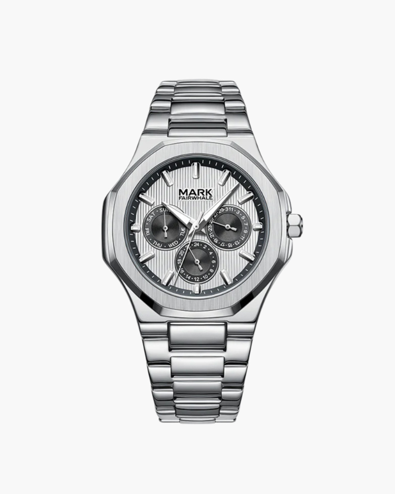 Reloj de Acero Inoxidable (Resistente al Agua)
