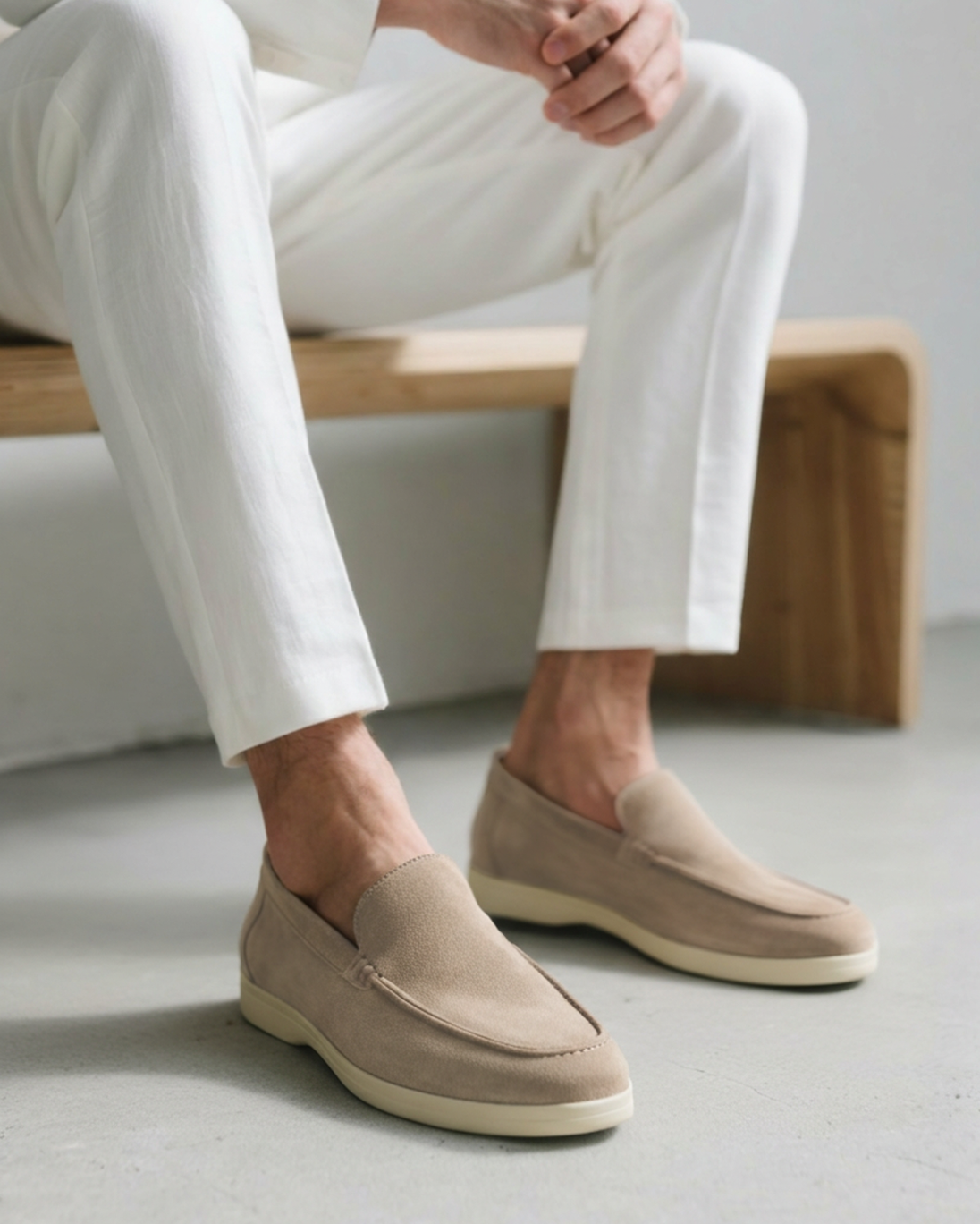 Mocasines de ante Old Money